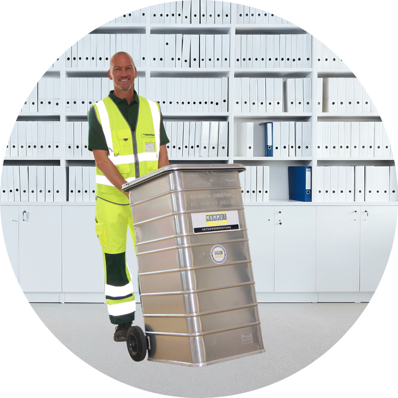 Daten- und Aktenvernichtung einfach bei Leins Aktenvernichtungs GmbH bestellen